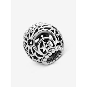 Pandora Silver Opengewerkte Zon, Sterren en Maan bedel 799183C00