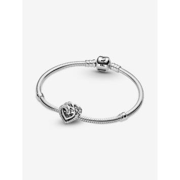 Pandora Silver Sparkling Entwined Hearts bedel 799270C01