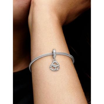 Pandora Silver Pretzel bedel 799393C00