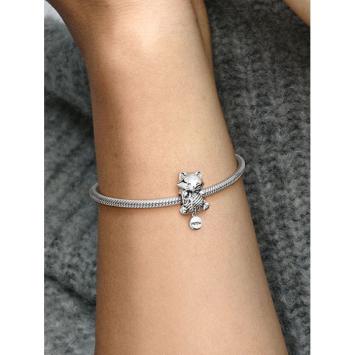 Pandora Silver Kitten & Bol Wol bedel 799535C00