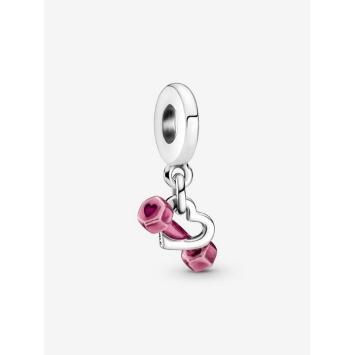 Pandora Silver Kreeft Dumbbell en Hart 799545C01
