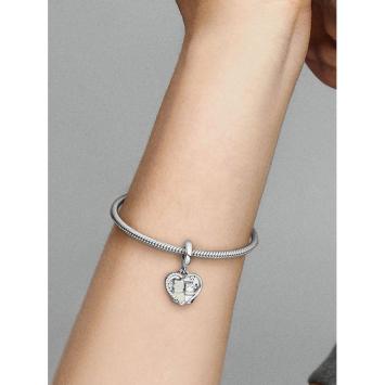 Pandora Silver Katten en Harten bedel 799546C01