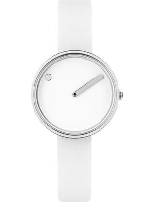 Picto Horloge Wit-Zilver 43363 30mm