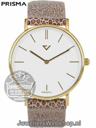 Prisma horloge 100%NL beige unisex speciale editie