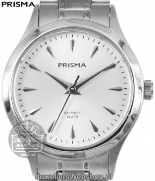 P.1655 Prisma Dames Horloge Staal
