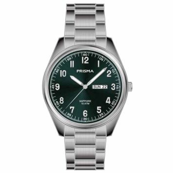 Prisma Herenhorloge P.1305 Titanium Groen