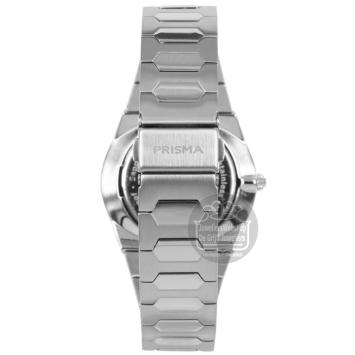 Prisma Herenhorloge P1338 Slimline Stainless Steel groen