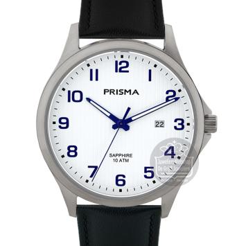 Prisma Herenhorloge P1405 Titanium leer