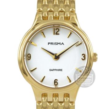 Prisma Dameshorloge P1417 Stainless Steel goudkleurig