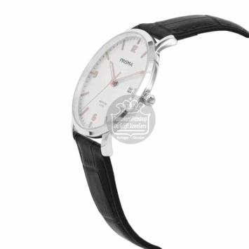 Prisma Herenhorloge P.1647 Slimline zwart