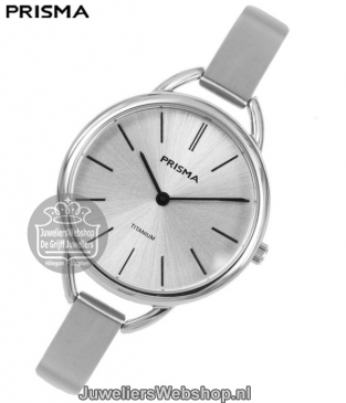 Prisma horloge P1478 Simplicity Titanium Dames
