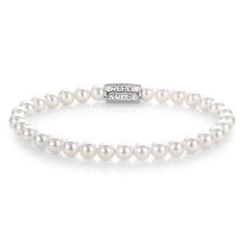 Rebel & Rose Armband RR-60136-S-M Pearl Gem 17,5cm