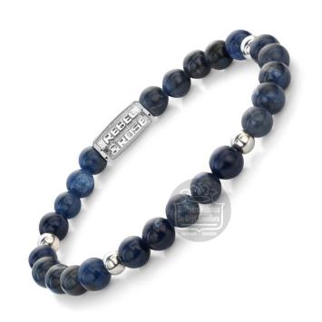 Rebel & Rose armband Midnight Blue Silver RR-60138-S-L 19cm