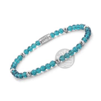 Rebel & Rose Armband RR-40164-S-M Mix Blue Summer Glam Rocks 17,5cm