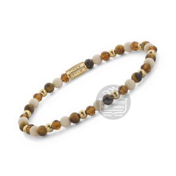 Rebel & Rose Armband RR-40170-G-M Autumn Love Glam Rocks 17,5cm