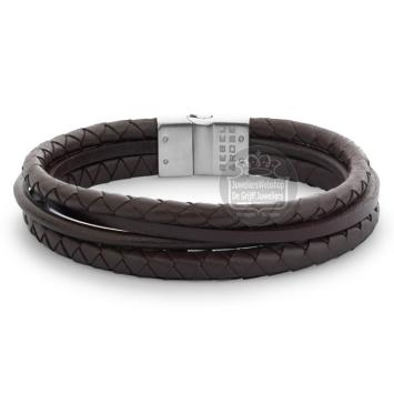 rebel & rose Full Metal Premium Combo 12 mm armband RR-M0055-S-L