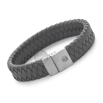 rebel & rose Full Metal Premium Grey 15 mm armband RR-M0050-S-L