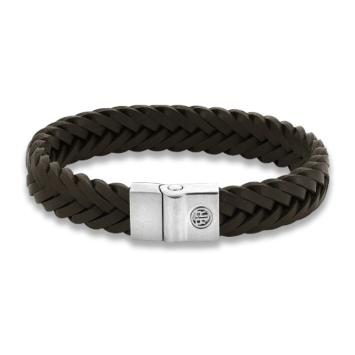 rebel & rose Full Metal Premium Braided armband RR-M0060-S-M