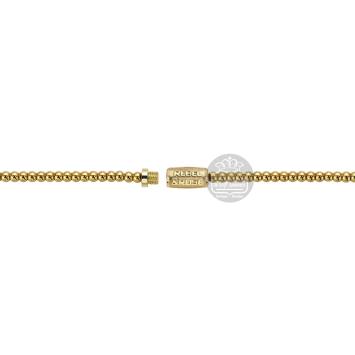 Rebel and Rose Necklace Yellow Gold Only 3mm RR-NL044-G-42