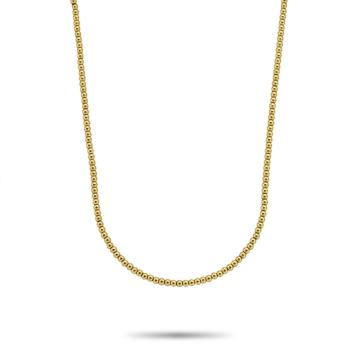 Rebel and Rose Necklace Yellow Gold Only 3mm RR-NL044-G-42