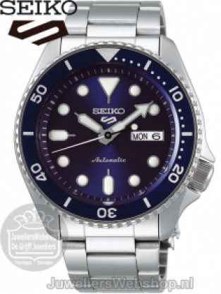 Seiko 5 Sports Automatic horloge SRPD51K1 Blauw
