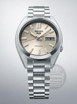 Seiko 5 Sports Automatic horloge SRPK91K1 Crème