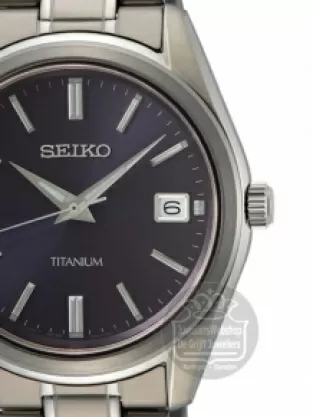 Seiko SUR373P1 Horloge Titanium