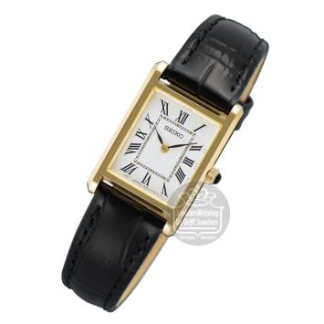 seiko dames horloge SWR108P1 met goudkleurige kast