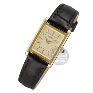 seiko dames horloge SWR110P1 met goudkleurige kast