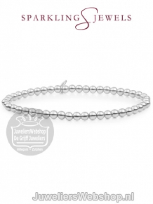 sparkling jewels armband all shine silver saturn 4mm sb-s-4mm-add