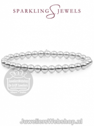 sparkling jewels armband all shine silver saturn 6mm sb-s-6mm-add