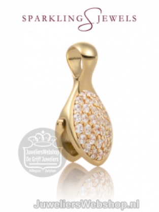 sparkling jewels leaf editions celestial gold hanger peng01