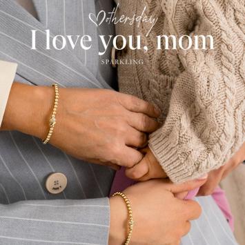 sparkling jewels mom bracelet silver SB-S-4MM-DHEART