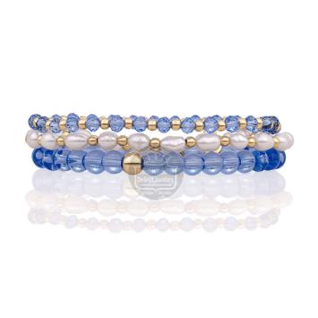 sparkling jewels armband Aquamarine Quartz saturn large 6mm sbg-gem56-add-6mm