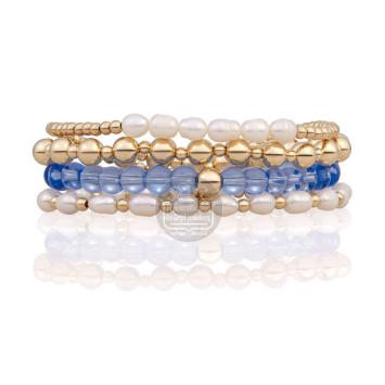 sparkling jewels armband Aquamarine Quartz saturn large 6mm sbg-gem56-add-6mm