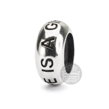 trollbeads stopper My Life Is A Gift TAGBE-20236 zilver