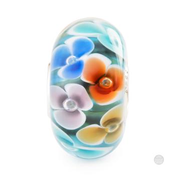 Trollbeads Droombloesem glas kraal TGLBE-10225