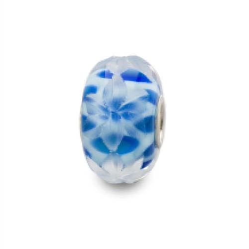 Trollbeads Bosbes glas kraal TGLBE-30049