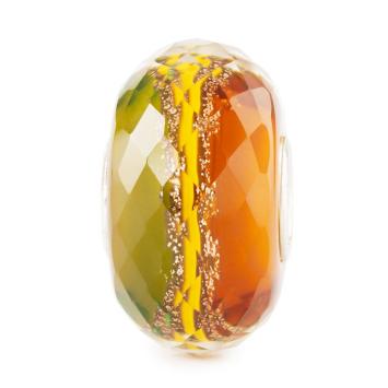 Trollbeads Gouden Stroom glas kraal TGLBE-30167