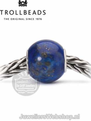 Trollbeads ronde lapis lazuli kraal TSTBE-00019