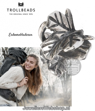 Trollbeads TAGBE-10198 Esdoornbladeren kraal