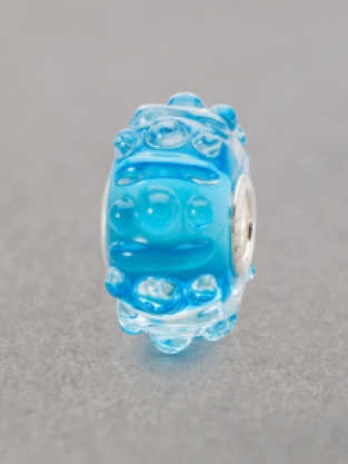Trollbeads Turquoise Bries glas kraal TGLBE-20114