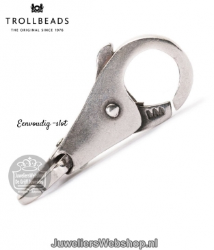 Trollbeads TAGLO-00034 eenvoudig slotje zilver