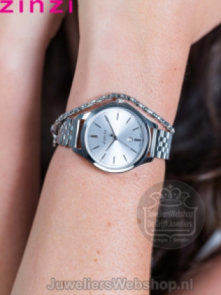 Zinzi Classy Horloge Zilver ZIW1002