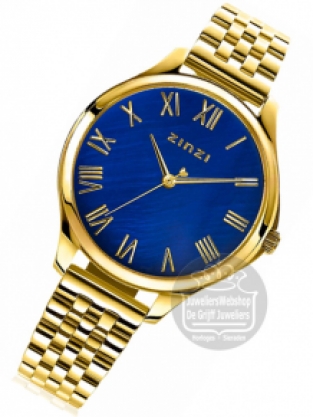 Zinzi Julia Horloge Blauw Goud ZIW1147