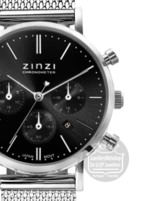 Zinzi Chrono Horloge Zwart ZIW1501