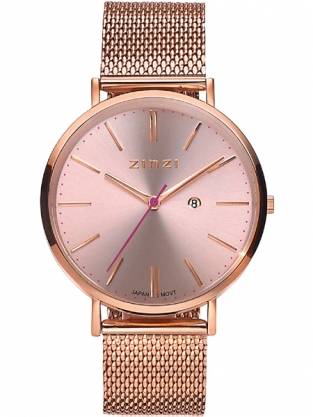 zinzi retro horloge rose ziw405m