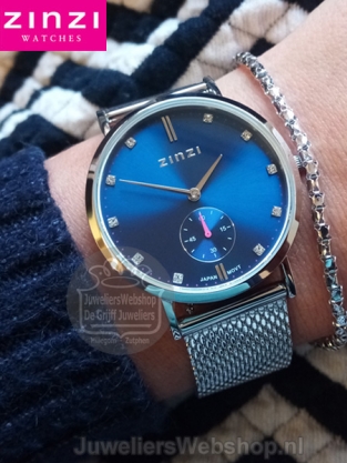 ZIW525M Roman Glam Zinzi Horloge Blauw