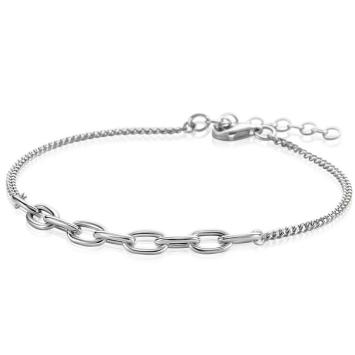 zinzi ZIA2481 armband schakel zilver