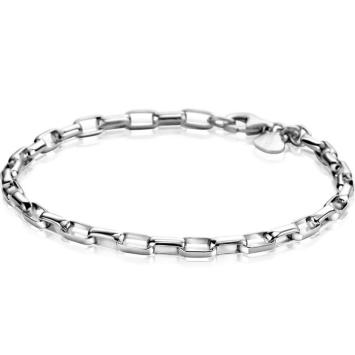 zinzi ZIA2514 armband rechthoekige schakel zilver